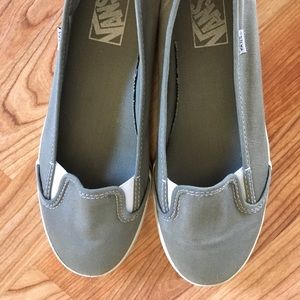 Vans lo pro slip on gray shoes sz 8